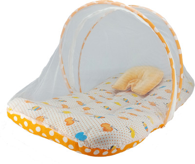 

Aayat Kids Luxury Bed Insects Protector Skin Friendly X4 Soft Baby Bed Breathable Crib(Fabric, Multicolor)