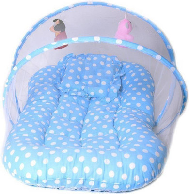 

Aayat Kids Luxury Bed Insects Protector Skin Friendly X58 Soft Baby Bed Breathable Crib(Fabric, Multicolor)