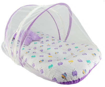 

Aayat Kids Luxury Bed Insects Protector Skin Friendly X63 Soft Baby Bed Breathable Crib(Fabric, Multicolor)