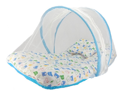 

Aayat Kids Luxury Bed Insects Protector Skin Friendly X70 Soft Baby Bed Breathable Crib(Fabric, Multicolor)