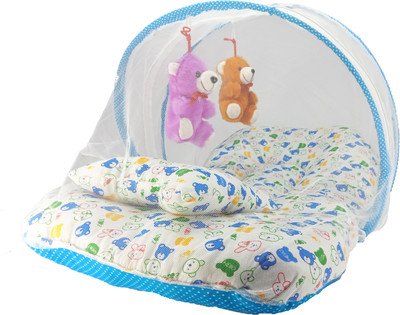 

Aayat Kids Luxury Bed Insects Protector Skin Friendly X77 Soft Baby Bed Breathable Crib(Fabric, Multicolor)