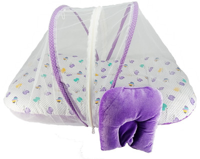 

Aayat Kids Luxury Bed Insects Protector Skin Friendly X64 Soft Baby Bed Breathable Crib(Fabric, Multicolor)