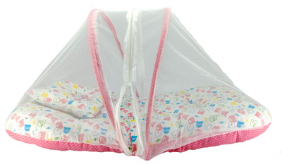 

Aayat Kids Luxury Bed Insects Protector Skin Friendly X23 Soft Baby Bed Breathable Crib(Fabric, Multicolor)