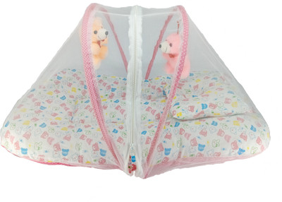 

Aayat Kids Luxury Bed Insects Protector Skin Friendly X29 Soft Baby Bed Breathable Crib(Fabric, Multicolor)