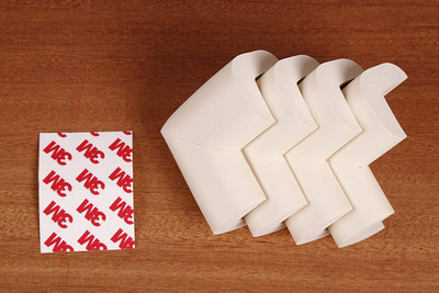 

BabySafeHouse Corner Guards 20 piece for baby child safety protection from sharp edges and corners of furniture tables with strong adhesive White Color(White)