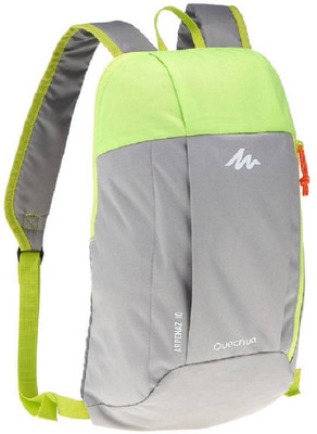 

Quechua by Decathlon DECATHLON 10 Ltr Waterproof Backpack (GREY LIGHT GREEN, 10 L) 10 Backpack(Multicolor)
