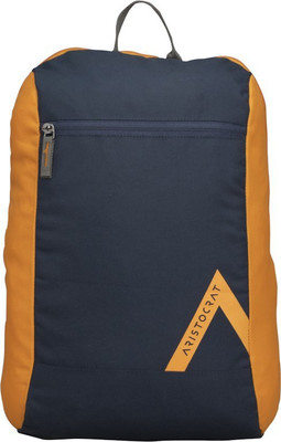 

Aristocrat Z1 BACKPACK (H) NAVY BLUE-ORANGE 12 L Backpack(Blue, Tan)