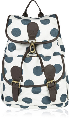 

Kleio Beautiful Printed Backpack for Girls / Women 24 L Backpack(White, Blue)