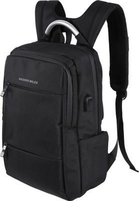 

Nasher Miles Riga 19 L Laptop Backpack(Black)