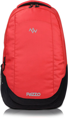 

Pazzo Transit 28 Laptop Backpack(Black, Red), Red and black