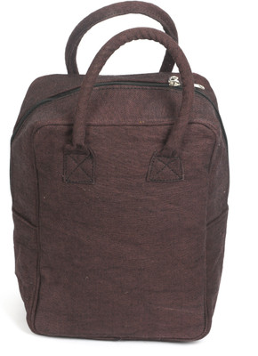 

Pranjals House Brown Denim Lunch Bag with Bottle Holder Waterproof Lunch Bag(Brown, 11 inch)