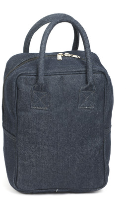 

Pranjals House Blue Denim Lunch Bag with Bottle Holder Waterproof Lunch Bag(Blue, 11 inch)