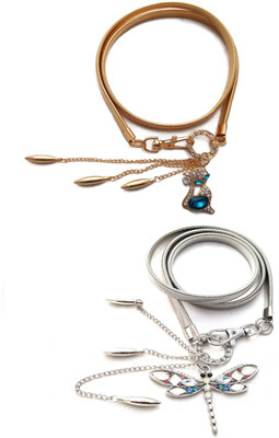 Vritraz Women Casual, Party Gold Metal Belt
