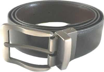 

NRJABS Men Casual, Formal, Evening Black Genuine Leather Reversible Belt