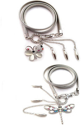 

Vritraz Women Casual, Party Silver Metal Belt
