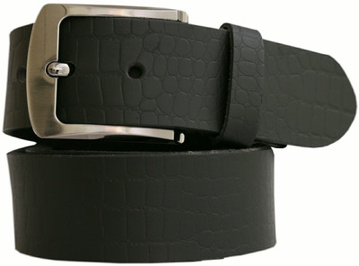 

G'leani Men Casual Black Genuine Leather Belt