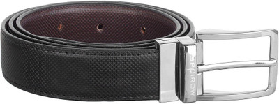 

Spairow Men Casual Black Artificial Leather Belt