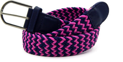 

ELS Men & Women Casual, Evening, Formal Multicolor Canvas, Fabric, Synthetic Belt