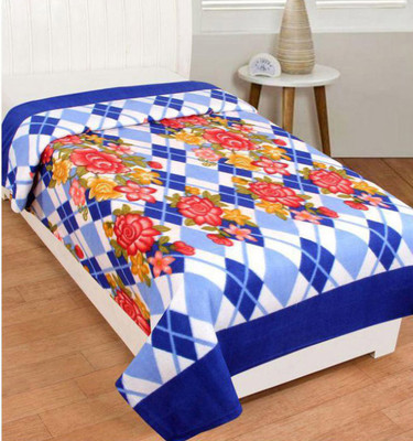 

Z Decor Floral  Coral Blanket(Microfiber, Multicolor