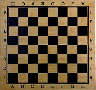 

FK RETAIL Wooden Chess Set with Crafted 32 Pieces , Color May Varied, Non-Magnetic 28 cm Board Game