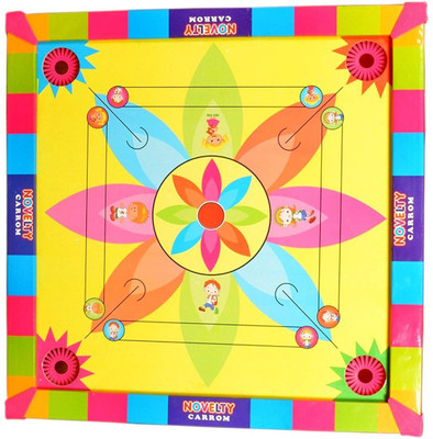 

ASHTRIYA SUNSHINE CARROM 14 inch Carrom Board(Multicolor)