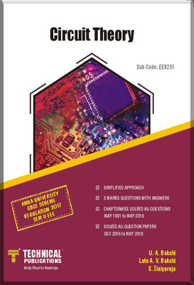 Circuit Theory for AU (SEM-II EEE CBCS SCHEME REGULATION-2017)(English, Paperback, U. S. Bkashi A.U. Bakshi S. Ilaiyaraja)