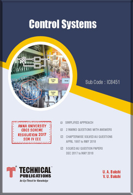 Control Systems for AU (SEM-IV EEE CBCS SCHEME REGULATION-2017)(English, Paperback, U. A. Bakshi,V. U. Bakshi)