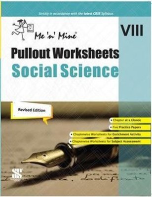 ME N MINE PULLOUT WORKSHEET (SOCIAL SCIENCE) Class VIII(English, Paperback, Saraswati)