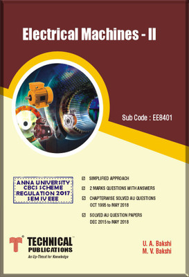 Electrical Machines - II for AU (SEM-IV EEE CBCS SCHEME REGULATION-2017)(English, Paperback, U. A. Bakshi, M. V. Bakshi)