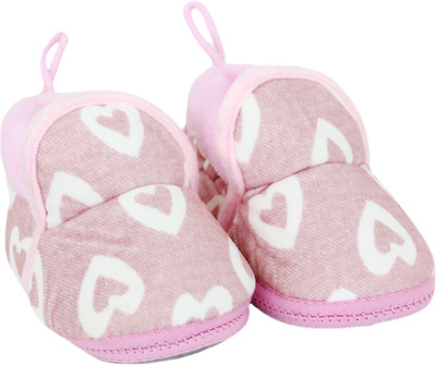 

Neska Moda 0 To 12 Month Baby Booties(Toe to Heel Length - 12 cm Pink)