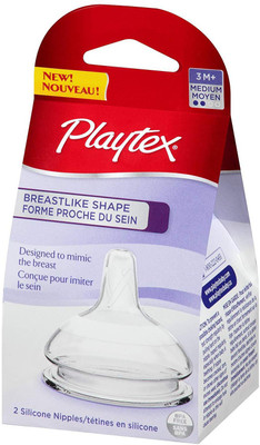 

Playtex Mix & Match Conbinez Nipples 3M+ (Medium) Medium Flow Nipple(Pack of 1 Nipple)