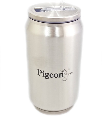 

Pigeon Stainless Steel Cola Bottle 350ml 350 ml Sipper(Pack of 1, Steel/Chrome)