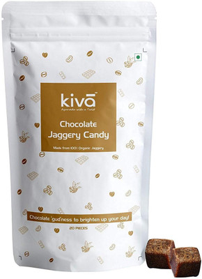 KIVA Chocolate Gur Candy Chocolate Candy(Pack of 20)
