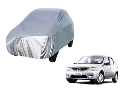 Trigcars Car Cover For Mahindra Logan (Without Mirror Pockets)(Silver, For 2014, 2015, 2016, 2017, 2018 Models)