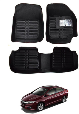 AYW Plastic 5D Mat For  Honda New City(Black)