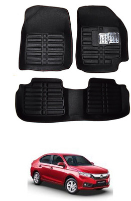 AYW Plastic 5D Mat For  Honda Amaze(Black)