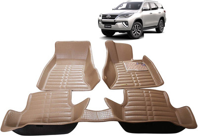 AYW Plastic 5D Mat For  Toyota Fortuner(Beige)
