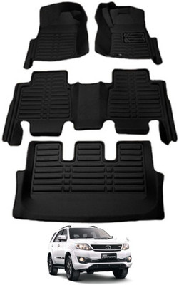 AYW Plastic 5D Mat For  Toyota Fortuner(Black)