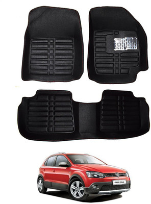 AYW Plastic 5D Mat For  Volkswagen Polo(Black)