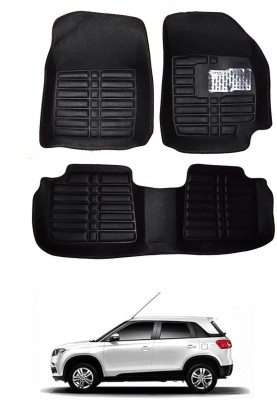 AYW Plastic 5D Mat For  Maruti Suzuki Vitara Brezza(Black)