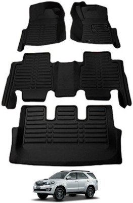 AYW Plastic 5D Mat For  Toyota Fortuner Old(Black)