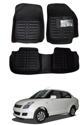 AYW Plastic 5D Mat For  Maruti Suzuki Swift Dzire(Black)