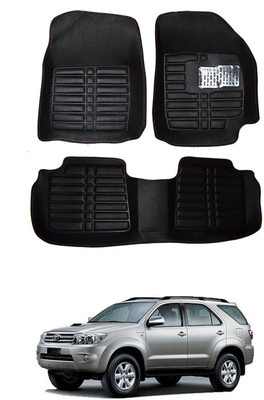 AYW Plastic 5D Mat For  Toyota New Fortuner(Black)