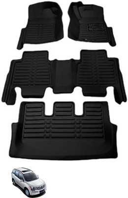 AYW Plastic 5D Mat For  Mahindra XUV(Black)