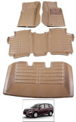 AYW Plastic 5D Mat For  Mahindra XUV 500(Beige)