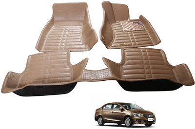AYW Plastic 5D Mat For  Maruti Suzuki Ciaz(Beige)