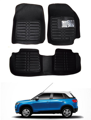 AYW Plastic 5D Mat For  Maruti Suzuki Vitara Brezza(Black)