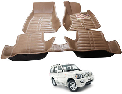 AYW Plastic 5D Mat For  Mahindra Scorpio(Beige)