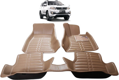 AYW Plastic 5D Mat For  Toyota New Fortuner(Beige)