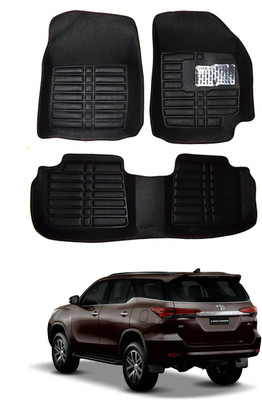 AYW Plastic 5D Mat For  Toyota Fortuner(Black)